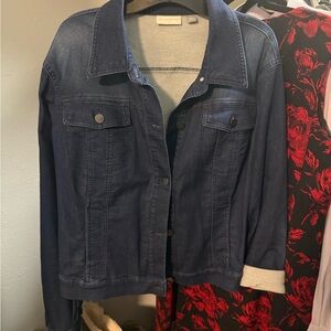 EUC New York & Company Dark Blue Jean Jacket